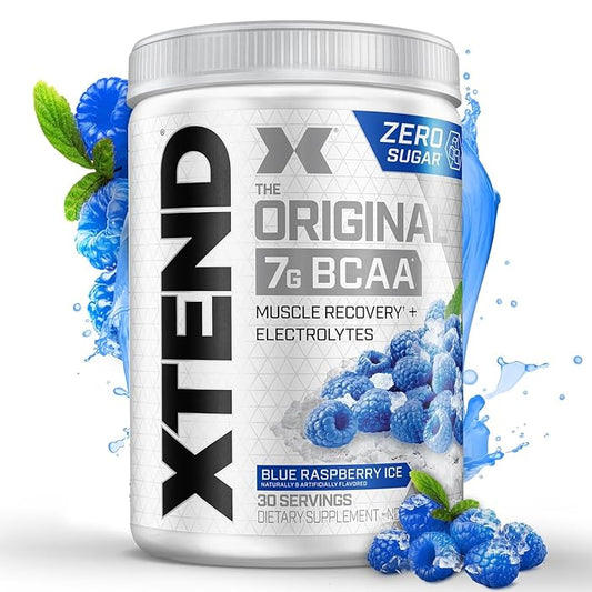 XTEND Original BCAA Powder Blueraspberry BCAAsv- 30 Servings