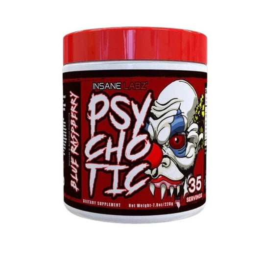 INSANE LABZ ALL NEW PSYCHOTIC , 35-SERVING"S ( BLUERASPBERRY FLAVOUR)